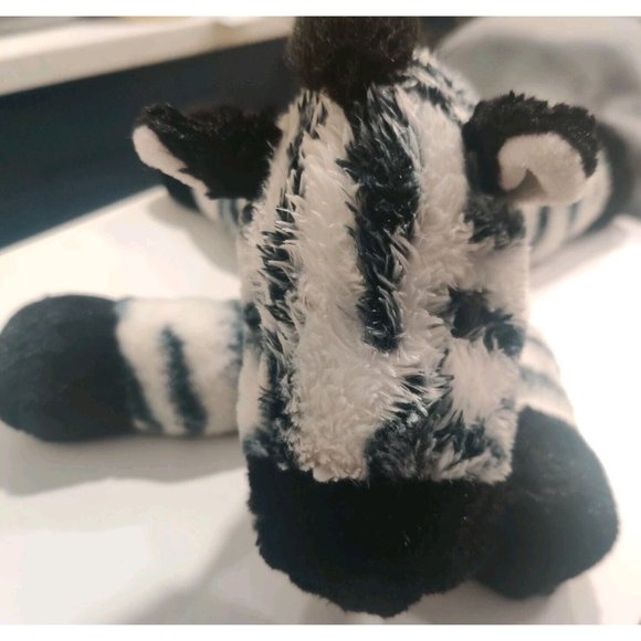 Aurora Zebra Horse Plush Stuffed Wild Animal Flopsie Soft Cuddlebuddy Toy 11" - Picture 6 of 13
